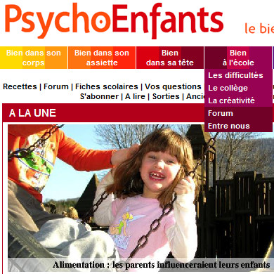References Poptrafic, PSYCHOENFANTS, Magazine pour mamans